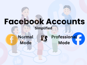 facebook normal vs professional